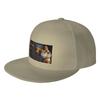 Fashion And The Game Plays Forever SYGU (Hulk Hogan) Flat Brim Sun Hat  Denim Street Hat Unisexs Panama Hat