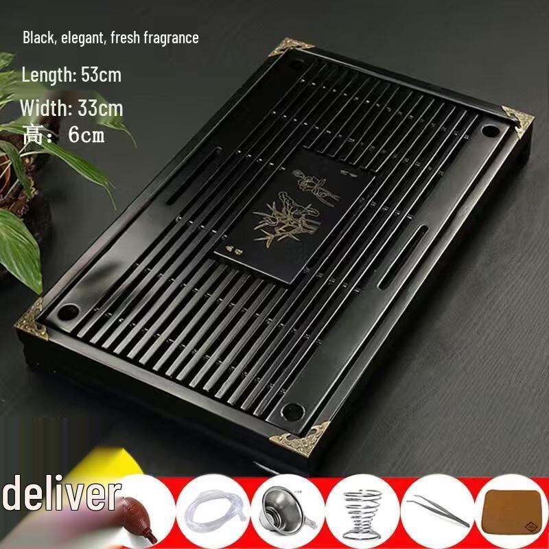 Bamboo Tea Tray with Drainage