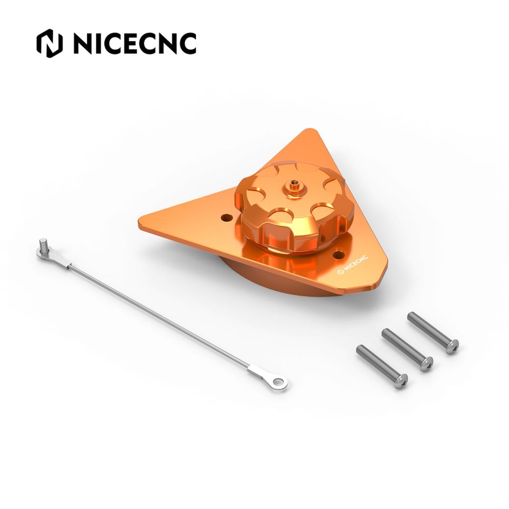NICECNC Pour KTM 690 SMC SMCR Enduro R Enduro 690 2008-2018 Couvercle de Bouchon de Réservoir d'Essence Huile Accessoires de Goulot de Remplissage de Carburant
