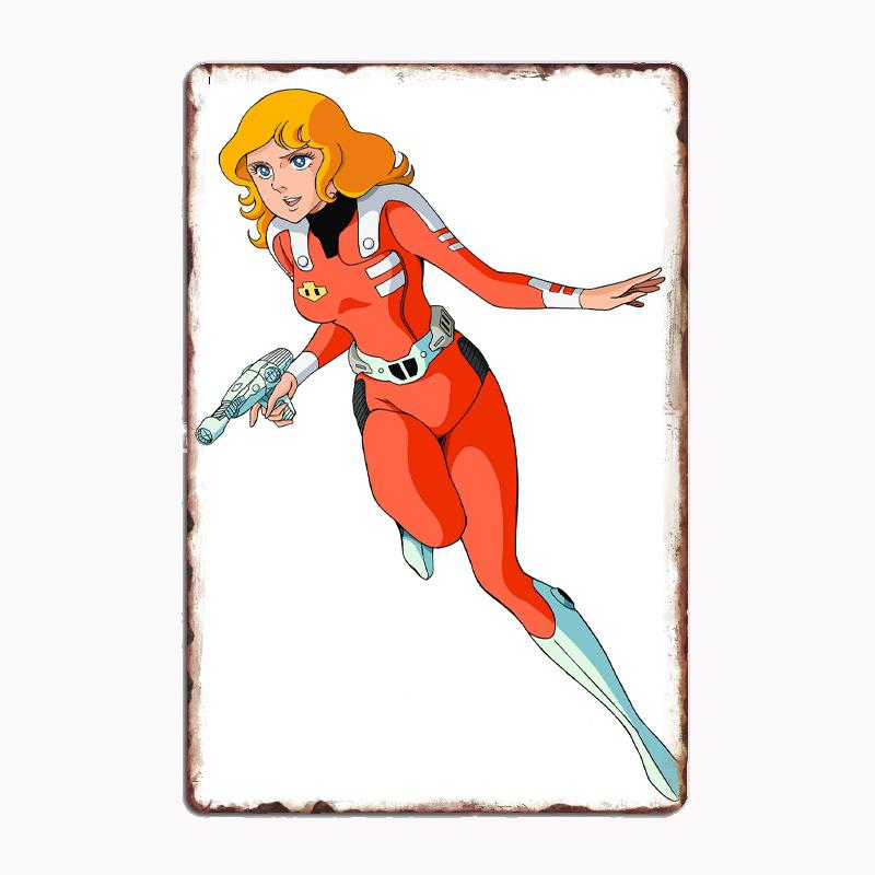 

Vintage Captain Future Crew Top Design Metal Plaque Poster Club Party Customize Cinema Tin Sign Room Wall Decor Home Decorations 20x30cm（7.8x11.8inch）