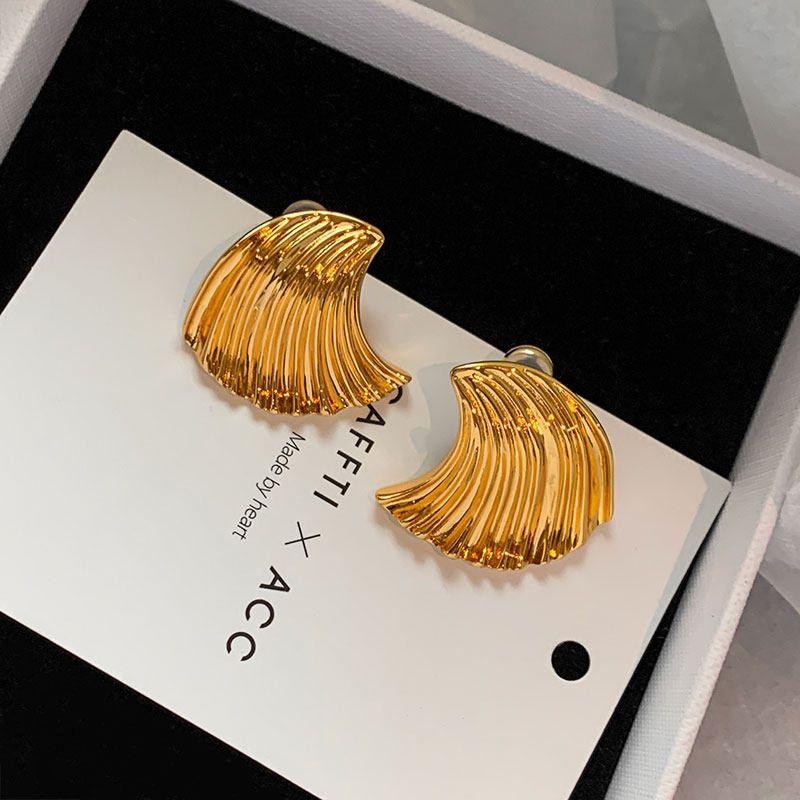 

Small Gold Silver HAILANG Women s Exaggerated Unique Earrings Gold