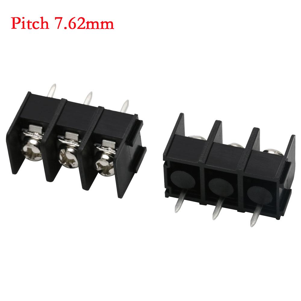 7.62mm 8.5mm 10.0mm Pitch KF7.62 KF8500 KF1000 2in 3in 4Pin Screw Terminal Block Connector PCB Terminal Block Connectors