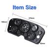 5 in 1 MultiFunctional Car Speedometer Fuel Gauge Oil Pressure Gauge Water Temperature Gauge