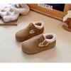 Children's Shoes with Plush Insulation, Autumn and Winter Women's Shoes, Boys' Winter Hairy Shoes, Versatile Baby Cotton Shoes