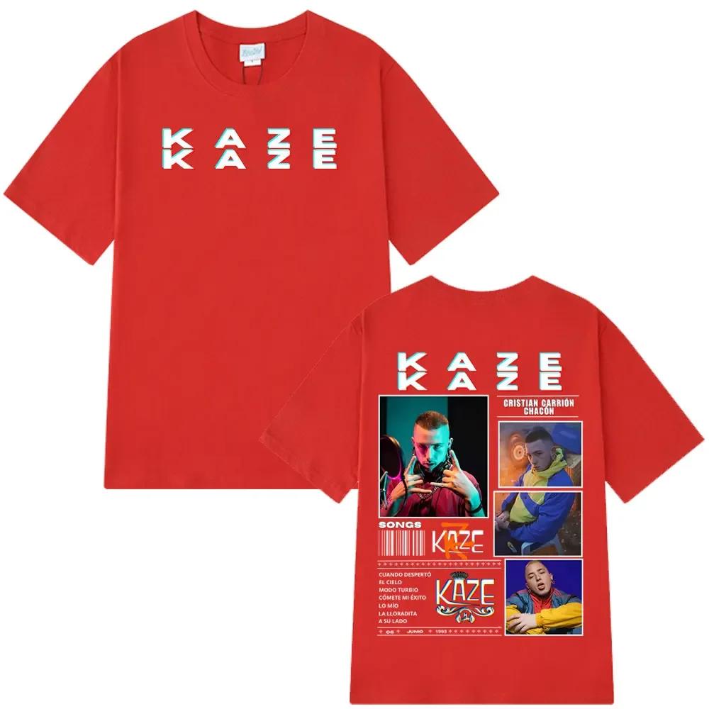 Rapper Kaze R New Fashion Album Print Tshirt Unisex Wounisex Casual And Loose Tshirt Shortsleeved 100 Cotton Hiphop Punk Tshirts