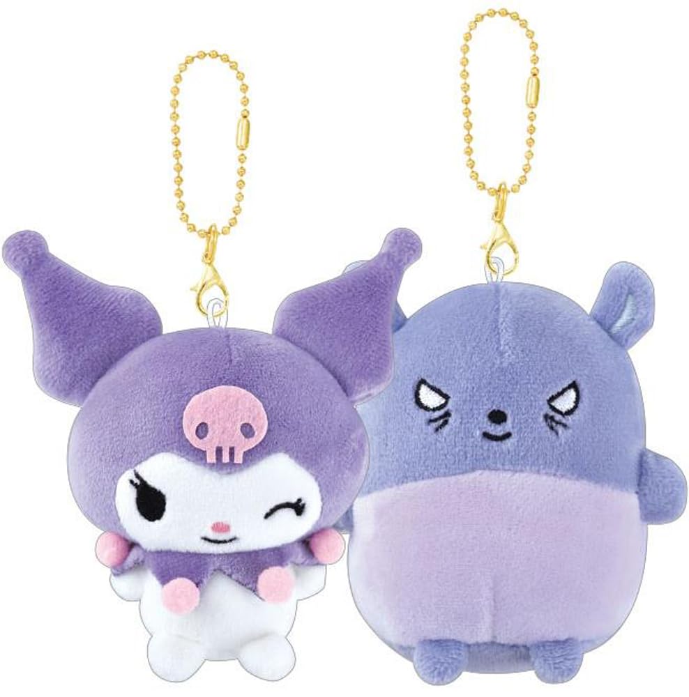 Crux Sanrio Nico Nui Keychain Kuromi Baku 125510