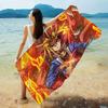 Classic Amine Yu Gi Oh Anime Beach Swimming Towel Soft Absorbent Washcloth Children's Gifts for Kids Travel Camping Gym