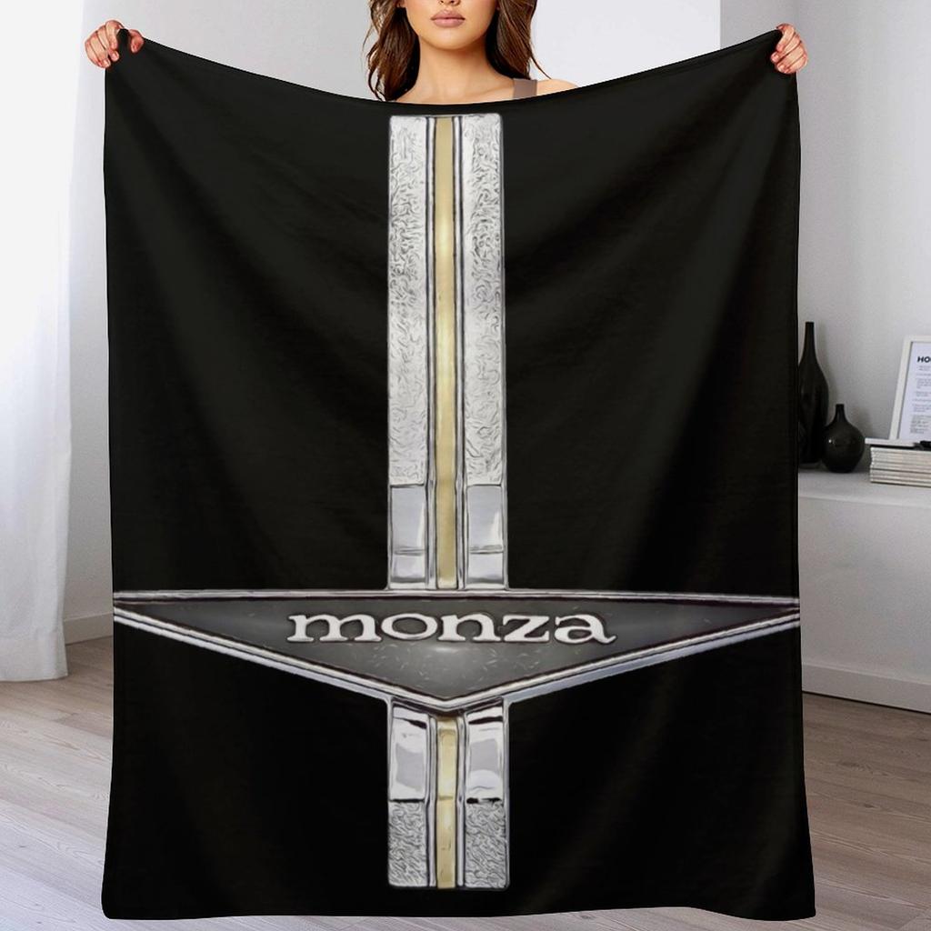 Corvair Monza Emblem Throw Blanket For Decorative Sofa Luxury St Thermals For Travel Personalized Gift Blankets
