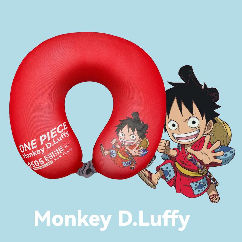 

Красивая 1 шт. Официально лицензированная подушка для шеи One Piece - Стиль Луффи, Зоро, Чоппера | Мягкая и поддерживающая для спокойного сна