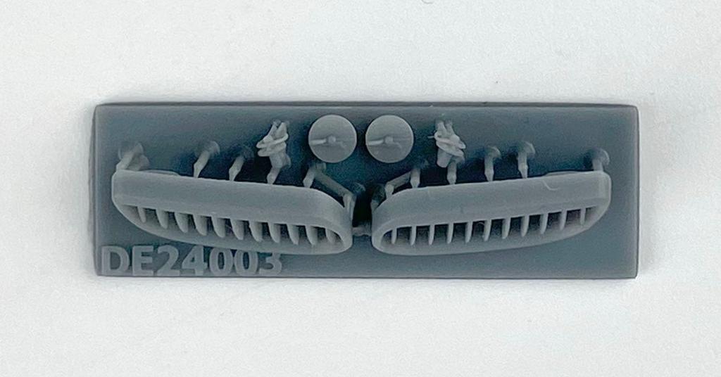 PLATZ FAT FROG BMW 320i E46 Front Grille Bonnet Pins 3D Printed Parts Plastic Model Parts FFDE24003 1/24 & (Automobile)