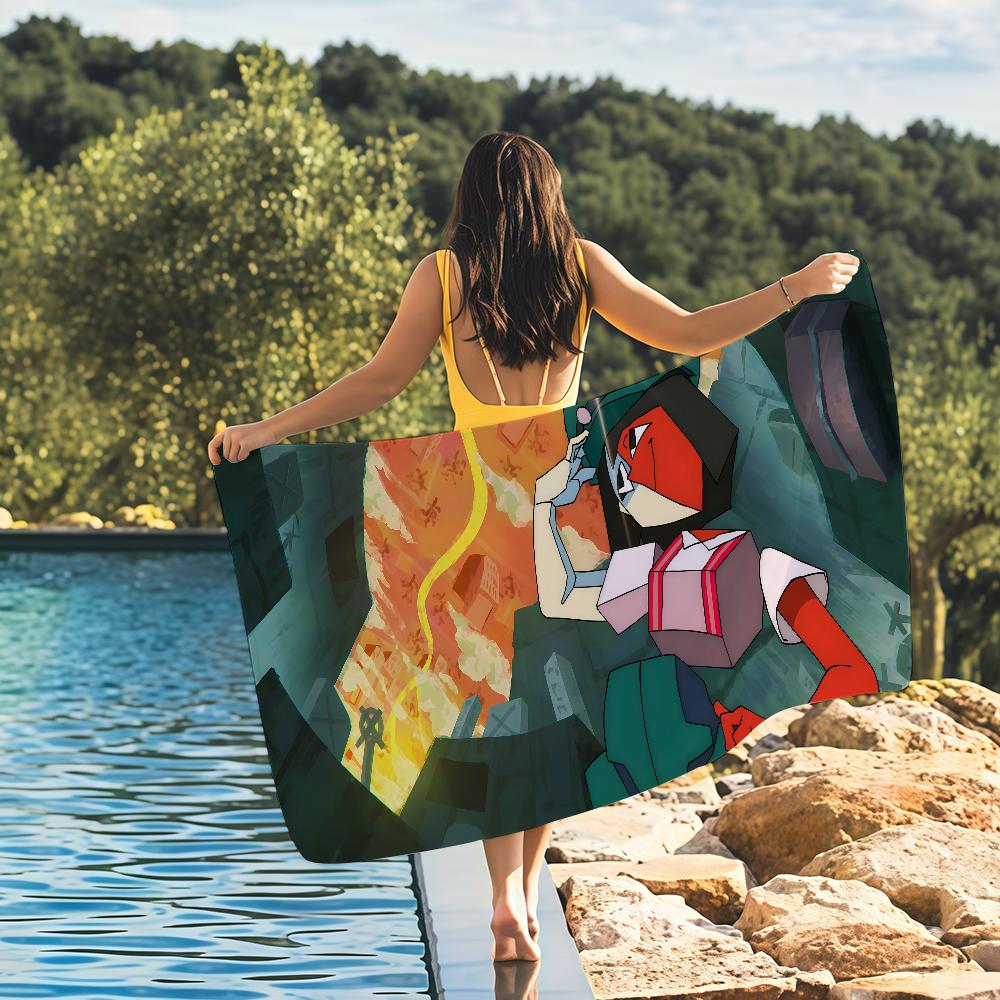 

Animation Ena Dream Bbq Towel Quick Drying Beach Towels Are Suitable For Swimming Pools Camping Yoga And The Gym W40*H60(CM)