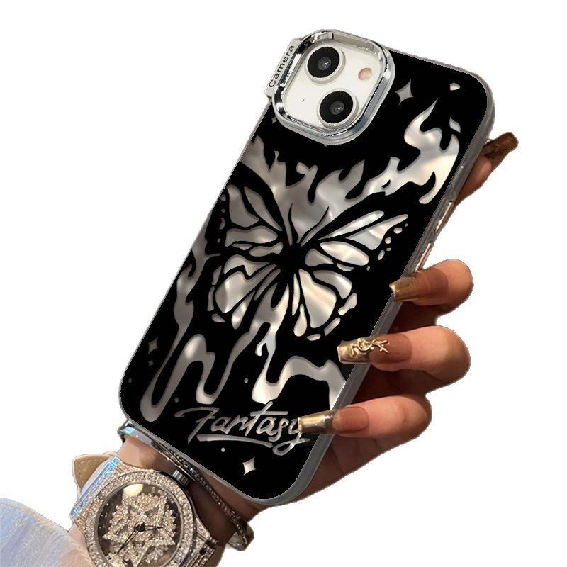 Dreamy Butterfly Water Ripples Suitable for Apple 15 Mobile Phone Case 14promax New 13 Sense IPhone 16