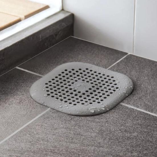 3/5/10Pcs Floor Drain Mat Easy Installation Effective Residue Filter Anti-clog Shower Drain Cover Leak-proof Drain Strainer
