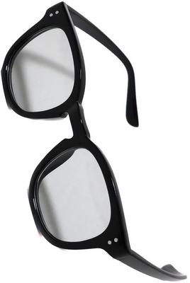 Bliss Leather, Full Model, Small Face Effect, Wellington Date Glasses, Black Rim, Sunglasses, Eye