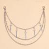 Europe, America, longsword pendant waist chain multi-layer metal retro chain body chain sexy accessories