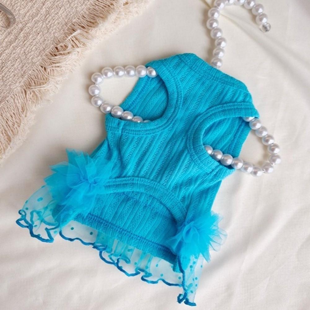 Comfortable Puppy Princess Dress Breathable Thin Puppy Fairy Skirt Dog Summer Clothes Party