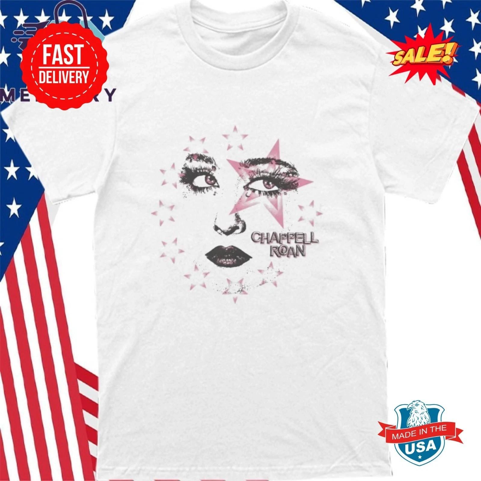 Chappell Roan Starry Eyes Reprint 100% Cotton T-shirt Mens Tees Top M