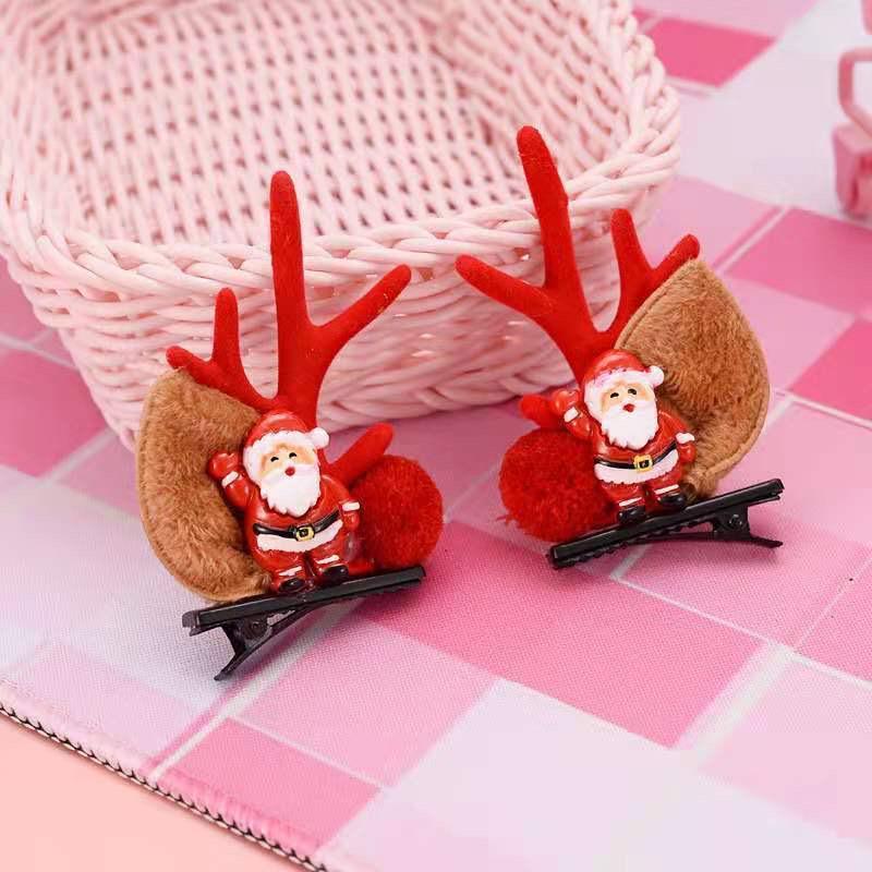 Barrette Serre-tête Bois de Faon Style Mori - Accessoire de Cheveux de Noël Mignon d'Inspiration Féerique pour Femmes