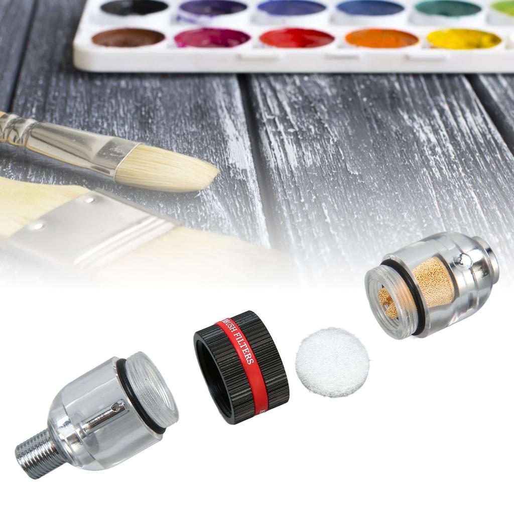 Water Oil Separator with 3 Filter Cotton sy to Install brush Filter Replacement for Spray