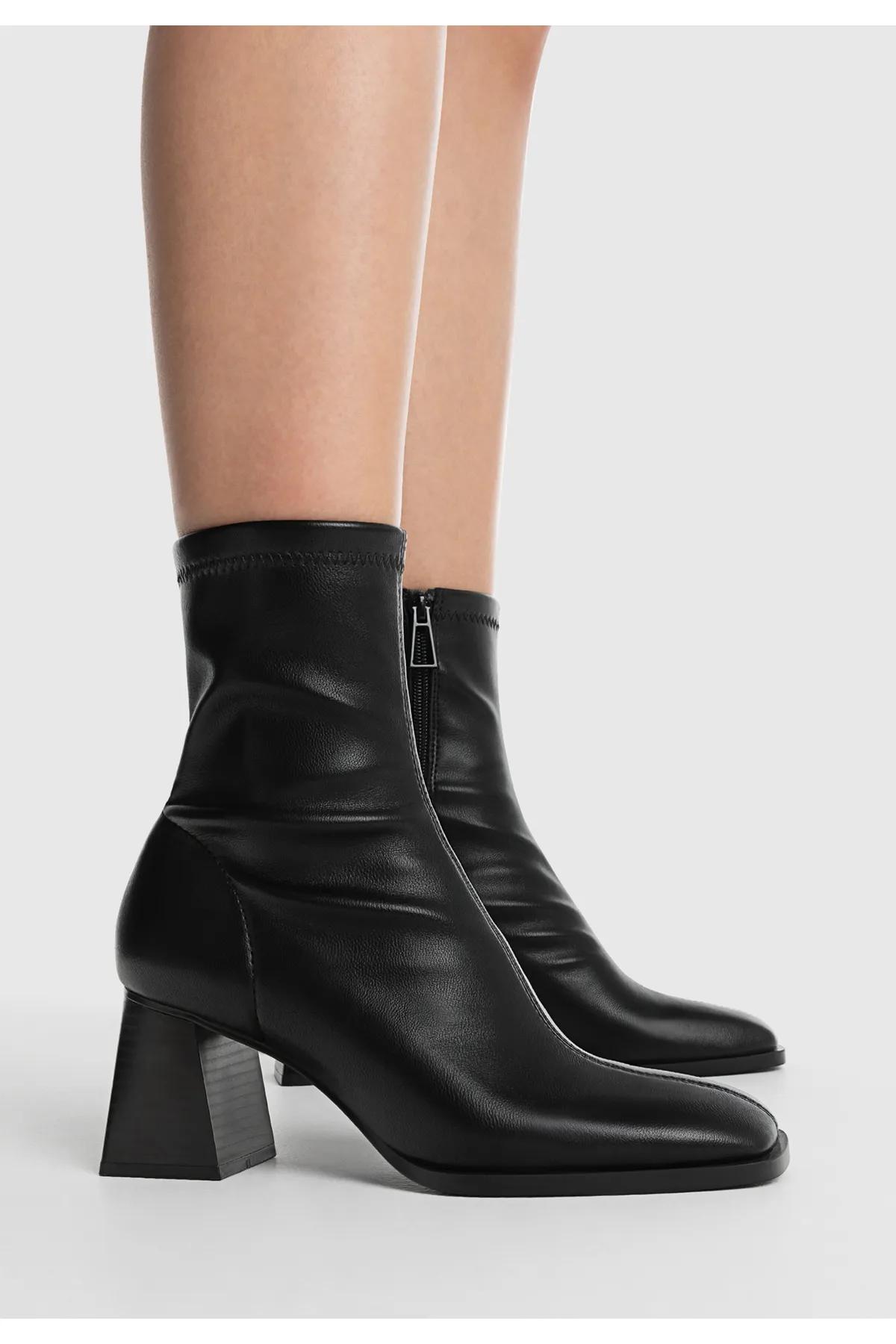 

Эластичные ботильоны на среднем каблуке, роскошный дизайн 35