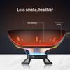 COOKER KING Iron Wok with Lid