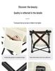 Moon Chair Outdoor Portable Folding Chair for Beach, Camping, Fishing, and Sketching