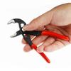 7-12inch Water Pump Pliers Multifunction Automatic Plastic Handle Adjustable Pipe Wrench Large Opening Bathroom Plumbing Tool