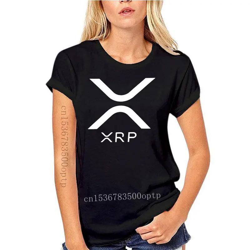100% Cotton O-neck Custom Printed Men T Shirt Ripple XRP New Logo Crypto Currency Bitcoin Hodl T-Shirt Top Tee Plus Size