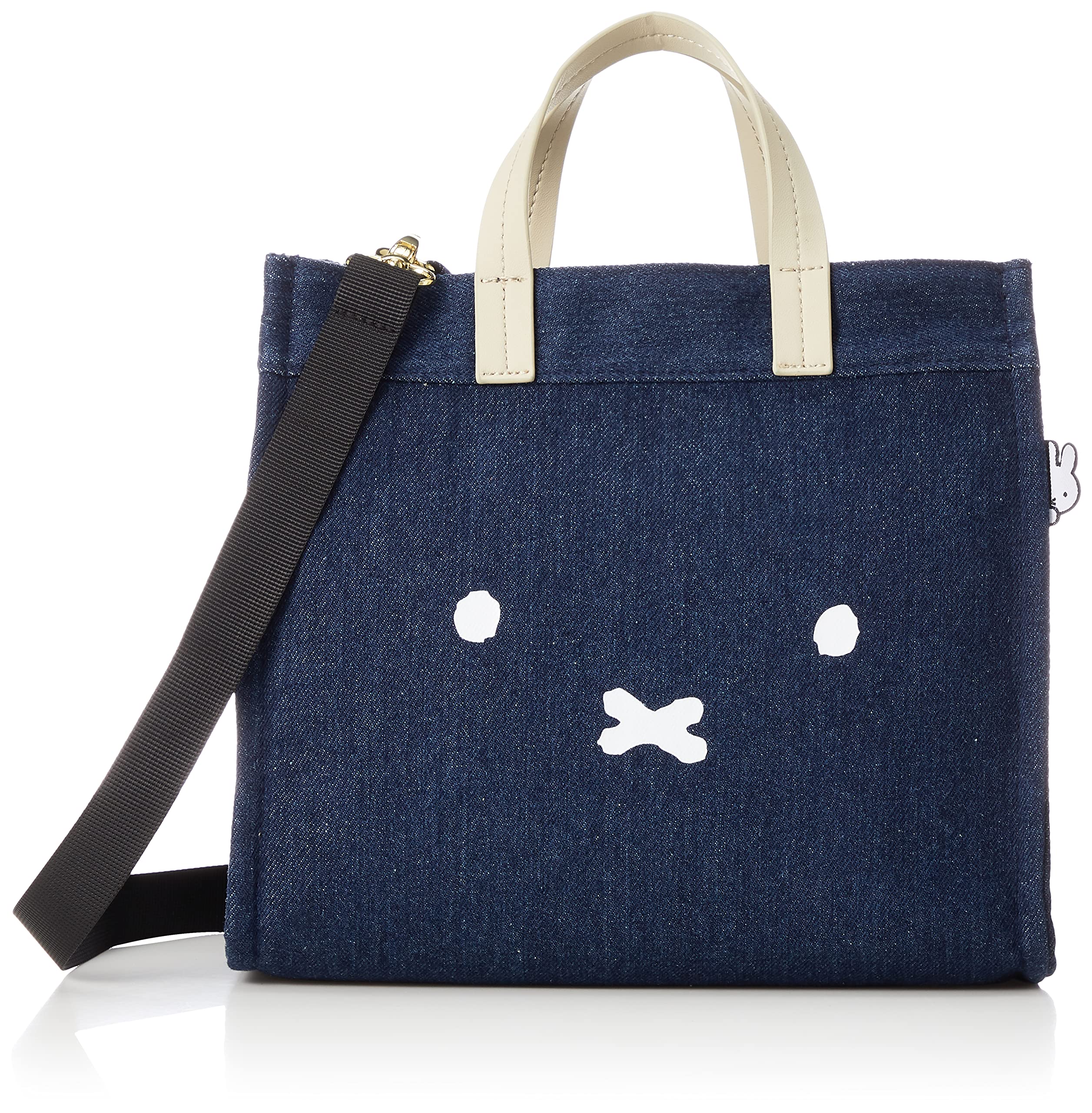 

tote size B126 face denim blue [Hapitas] 2-way bag, handbag, M, HAP6033, miffy, women s,