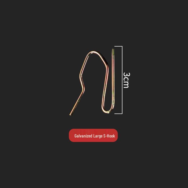 Haczyki i akcesoria do zasłon ze stali nierdzewnej – haczyki czterozębne w kształcie litery S, klipsy do tkanin, klamry i kółka