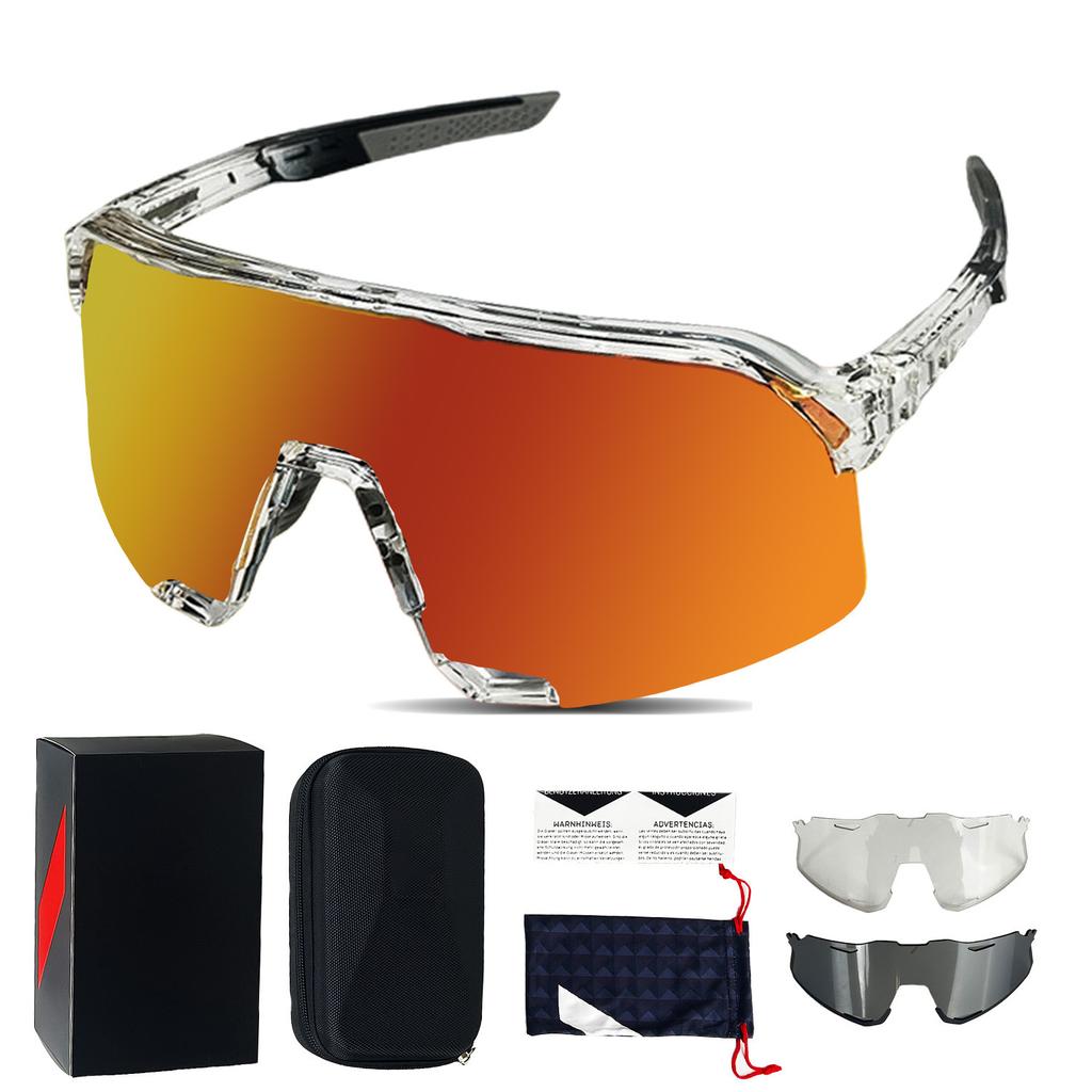 Cycling Sports Glasses Men and Women Mountaineering Running Outdoor Sports Glasses Cycling Sunglasses Lightweight