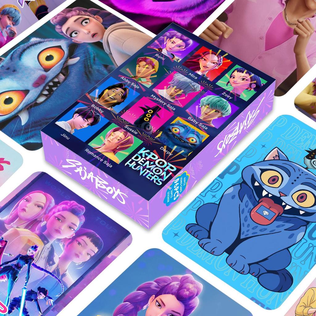 96Double Sided HD Color Printed Photo Cards Of Anime Characters, Anime Peripheral Collection Cards, Stickers And Greeting Cards