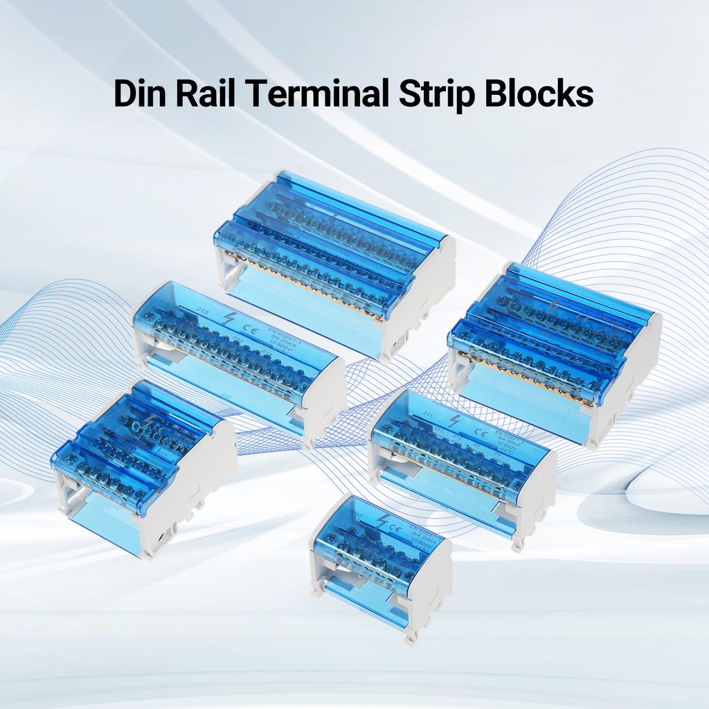 Terminal Block Junction Box 2 Level Single Phase Junction Case 207 Terminal Distribution Box Din Rail Terminal Case