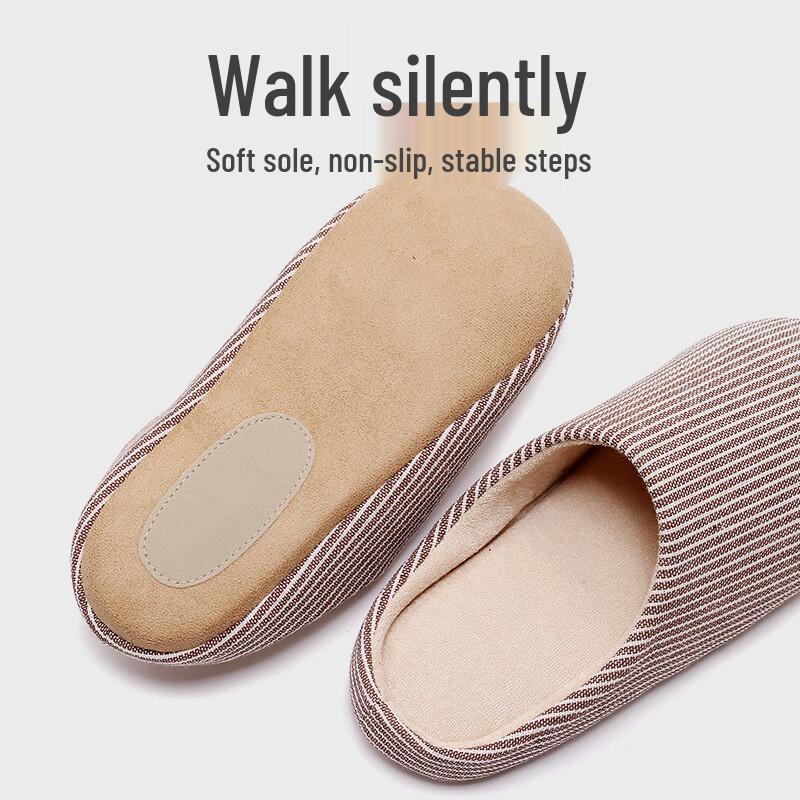 Guoluofei Unisex Japanese Style Indoor Slippers XL