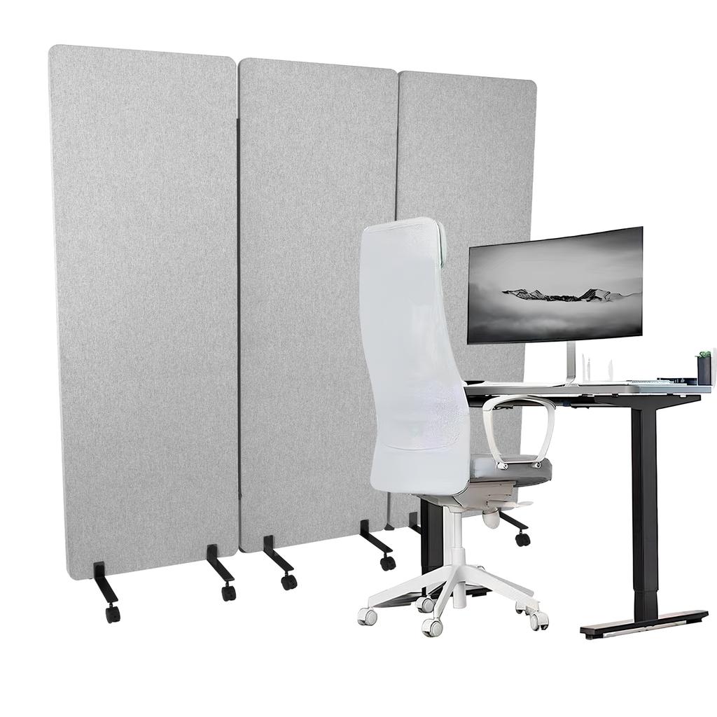 3 Panel Freestanding Partition Room Dividers Folding Portable Partition Screens Folding Privacy Screens for Home Office Hospital