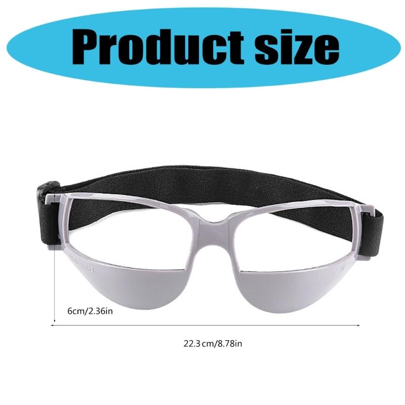 Adjustable Elastic Strap Basketball Glasses For Dribble Training No Lenses Anti Fog Sports Equipment Teens Gift