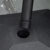20kg Garden Parasol Base with Wheels Heavy Duty Sand or Water Filled Patio Umbrella Base for Outdoor Deck Beach Black