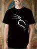 Kali Linux Graphic Tshirt - Black with White Kali Linux C...