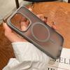 For Magsafe Matte Armor Magnetic Wireless Charging Case For iPhone 11 12 13 14 15 16 Pro Max Plus Shockproof Translucent Cover