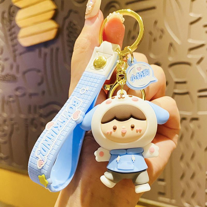 

Dog Cartoon Adorable Keychain Cute Silicone Pup Bag Charm For Gifts Accessories And Cute Puppy