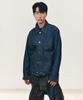 Studio Tomboy [Men] Western Pocket Detail Raw Denim Jumper_Dark Blue 9155313136