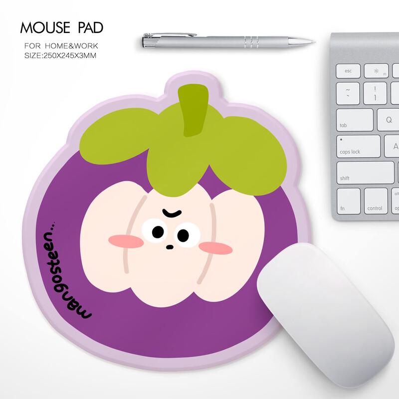 Shaped Mangosteen Cartoon Mouse Pad (2-Pack)