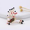 Christmas Elk Brooch Christmas Deer Brooch Lapel Pin Rhinestones Reindeer Brooch Pin Christmas Gift for Men Women Kid