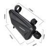 1.5L Motorcycle Frame Hard Shell Side Bags Universal Bike Frame Front Tube Bag Waterproof Large Capacity Cycling Accessories