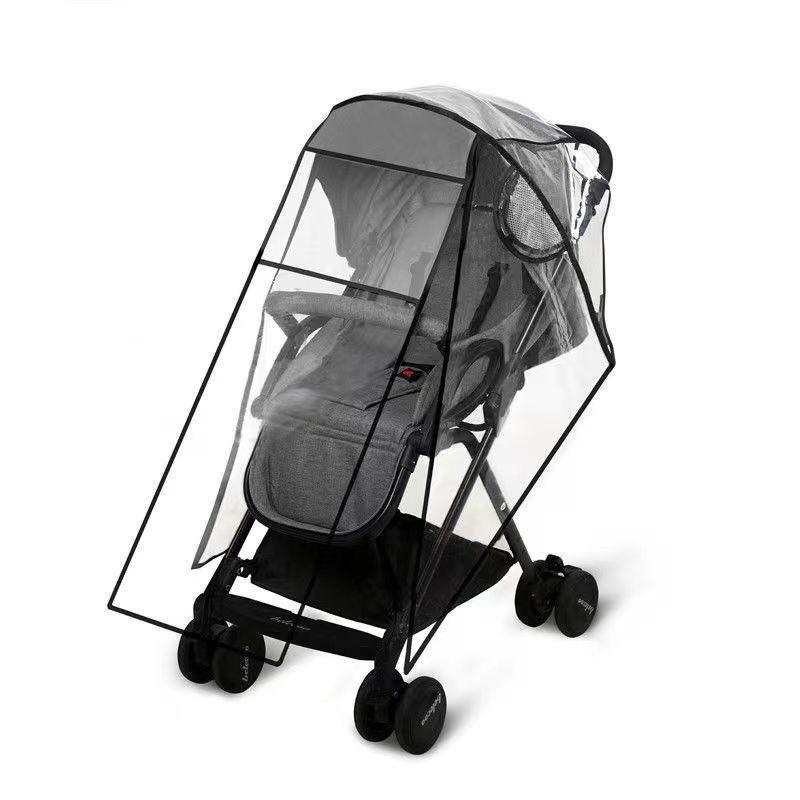 Universal Windproof Stroller Canopy: Baby Rain and Sun Shield Cover