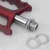10Pcs Cycling Extenders Pivots Converter Pedal Extension Spacers Fixed Gear Tool