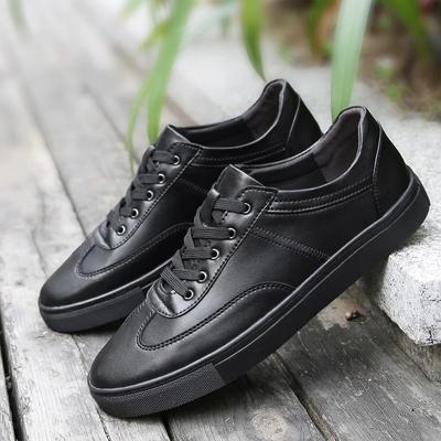 Mode Luxus Herren Casual Leder Sneaker 2024 Trend Plateau Vulkanisierte Schuhe Outdoor Rutschfest Echtes Leder Tenis Masculinos Schuhe