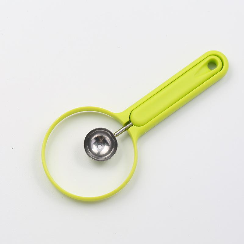 Stainless Steel Avocado and Fruit Cutter with Peach Pitter and Dragon Fruit Slicer
