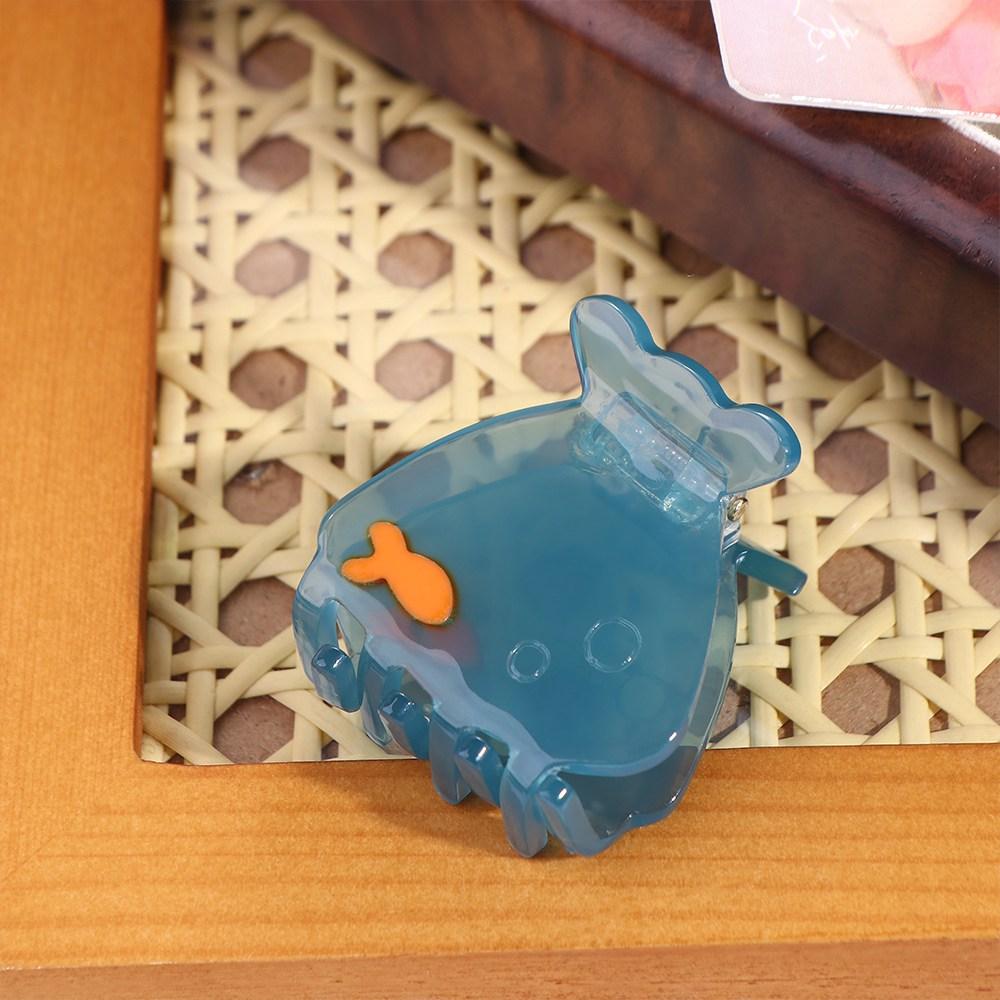 Creative Acetate Fish Hair Claw Ocean Animal Transparent Acetate Hair Claw Hair Clip Small Animal Hair Clip Female/Girls