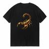 Golden Scorpion 3d Printed TShirt Summer New ONeck Short Sleeve Tee Fashion Casual Sports Breathable Clothing Tshirt